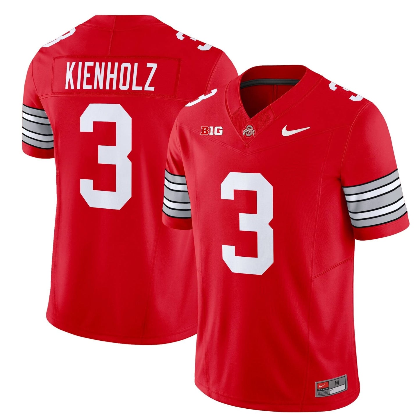 Men's Ohio State Buckeyes 'Heritage Stripe' 2025/26 Vapor Limited Jersey - All Stitched