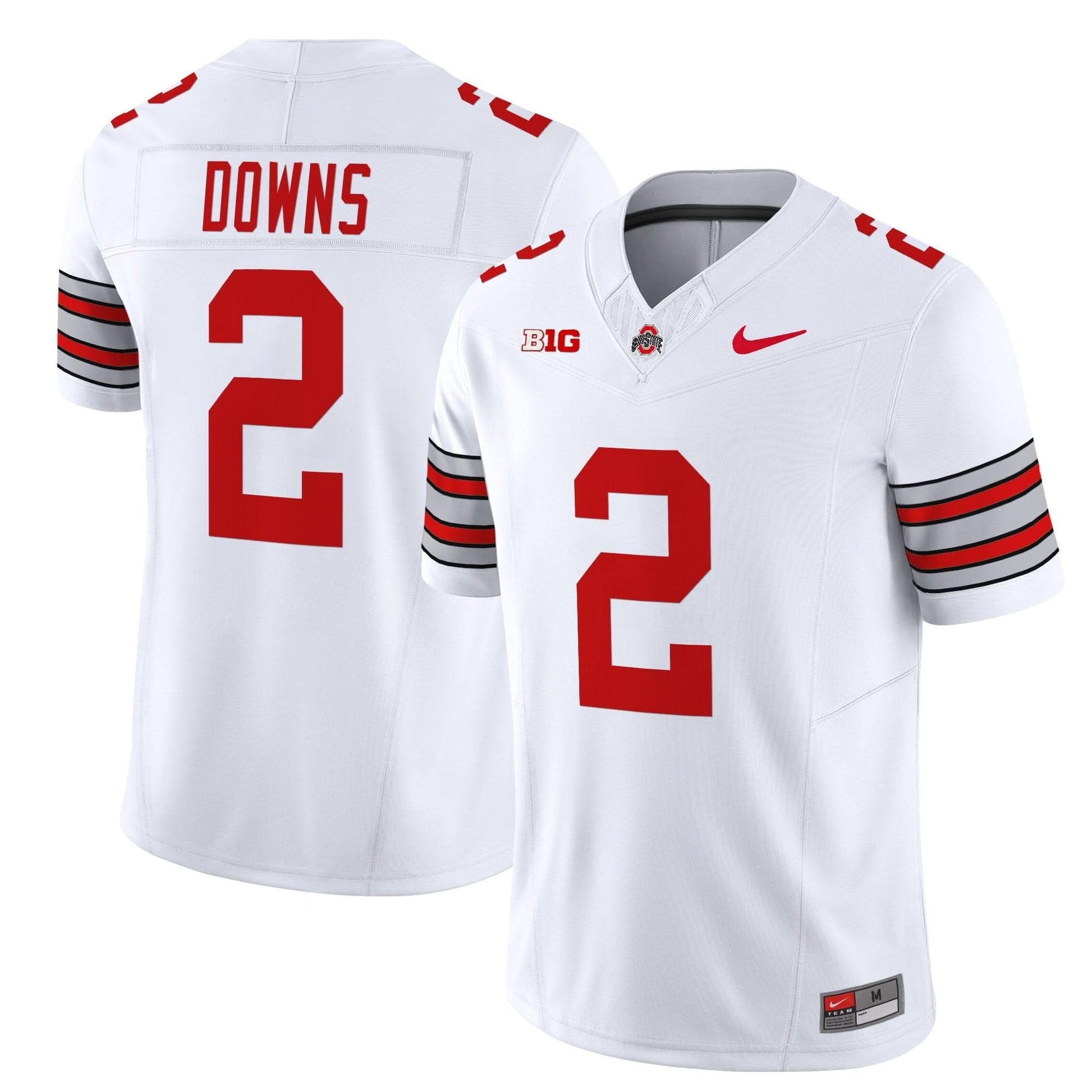 Men's Ohio State Buckeyes 'Heritage Stripe' 2025/26 Vapor Limited Jersey - All Stitched