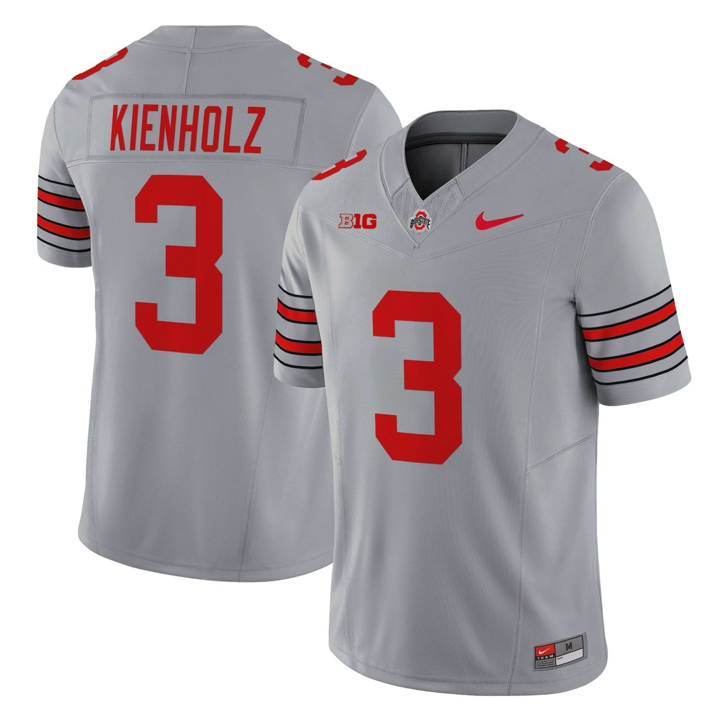 Men's Ohio State Buckeyes 'Heritage Stripe' 2025/26 Vapor Limited Jersey - All Stitched