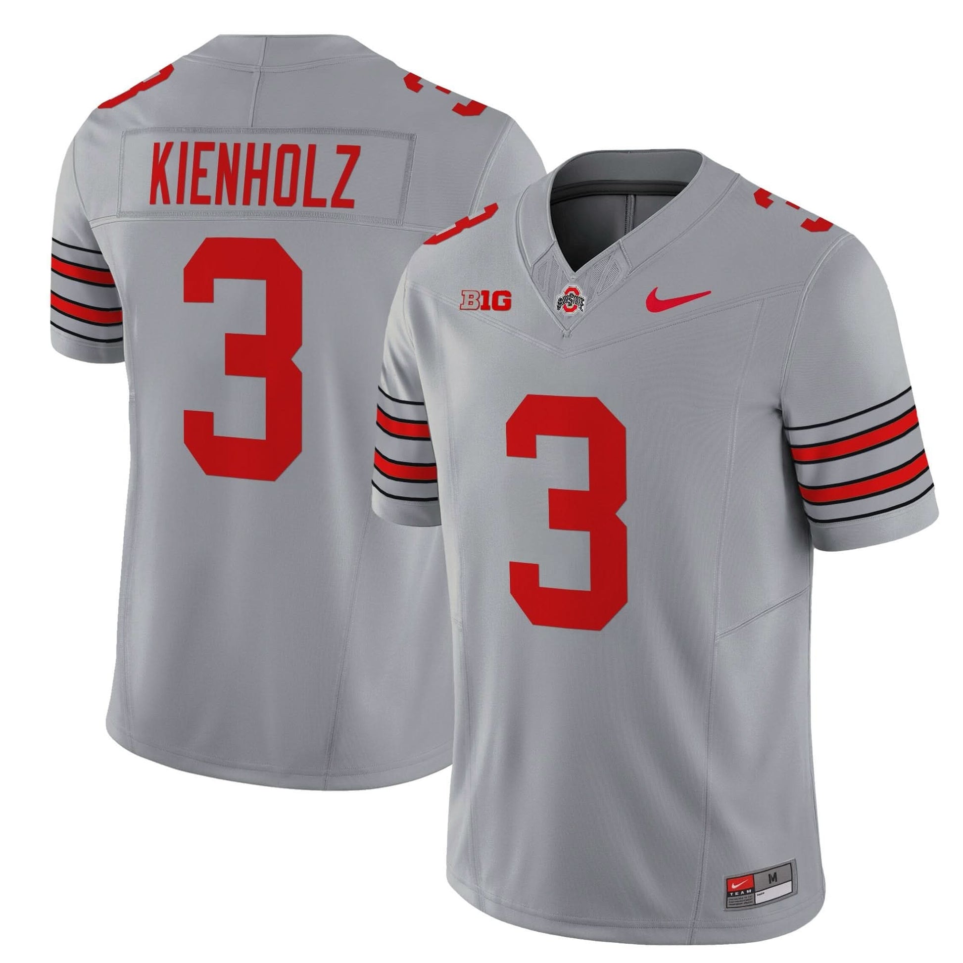 Men's Ohio State Buckeyes 'Heritage Stripe' 2025/26 Vapor Limited Jersey - All Stitched