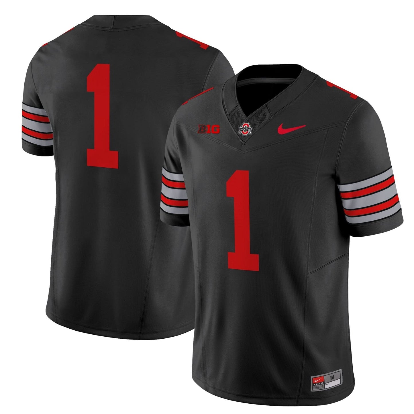 Men's Ohio State Buckeyes 'Heritage Stripe' 2025/26 Vapor Limited Jersey - All Stitched