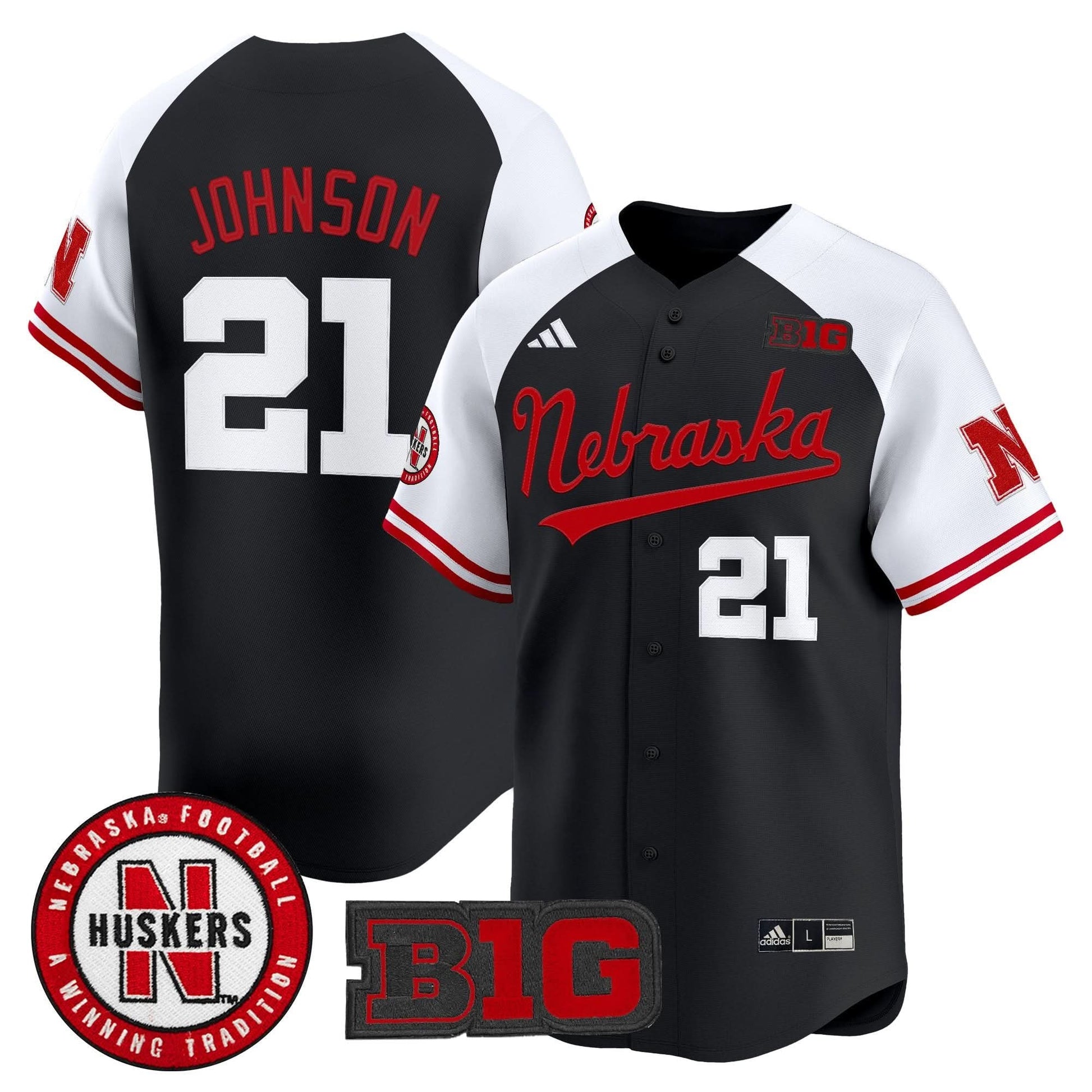 Men's Nebraska Cornhuskers 2025 Vapor Baseball Jersey - All Stitched