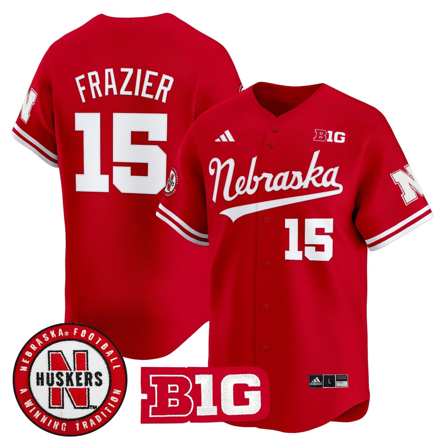 Men's Nebraska Cornhuskers 2025 Vapor Baseball Jersey - All Stitched