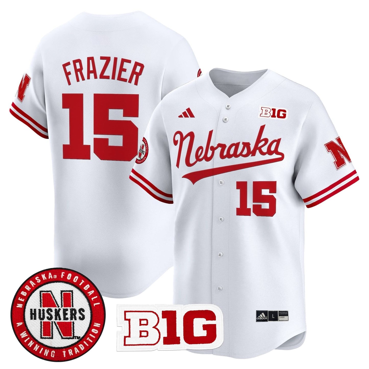 Men's Nebraska Cornhuskers 2025 Vapor Baseball Jersey - All Stitched