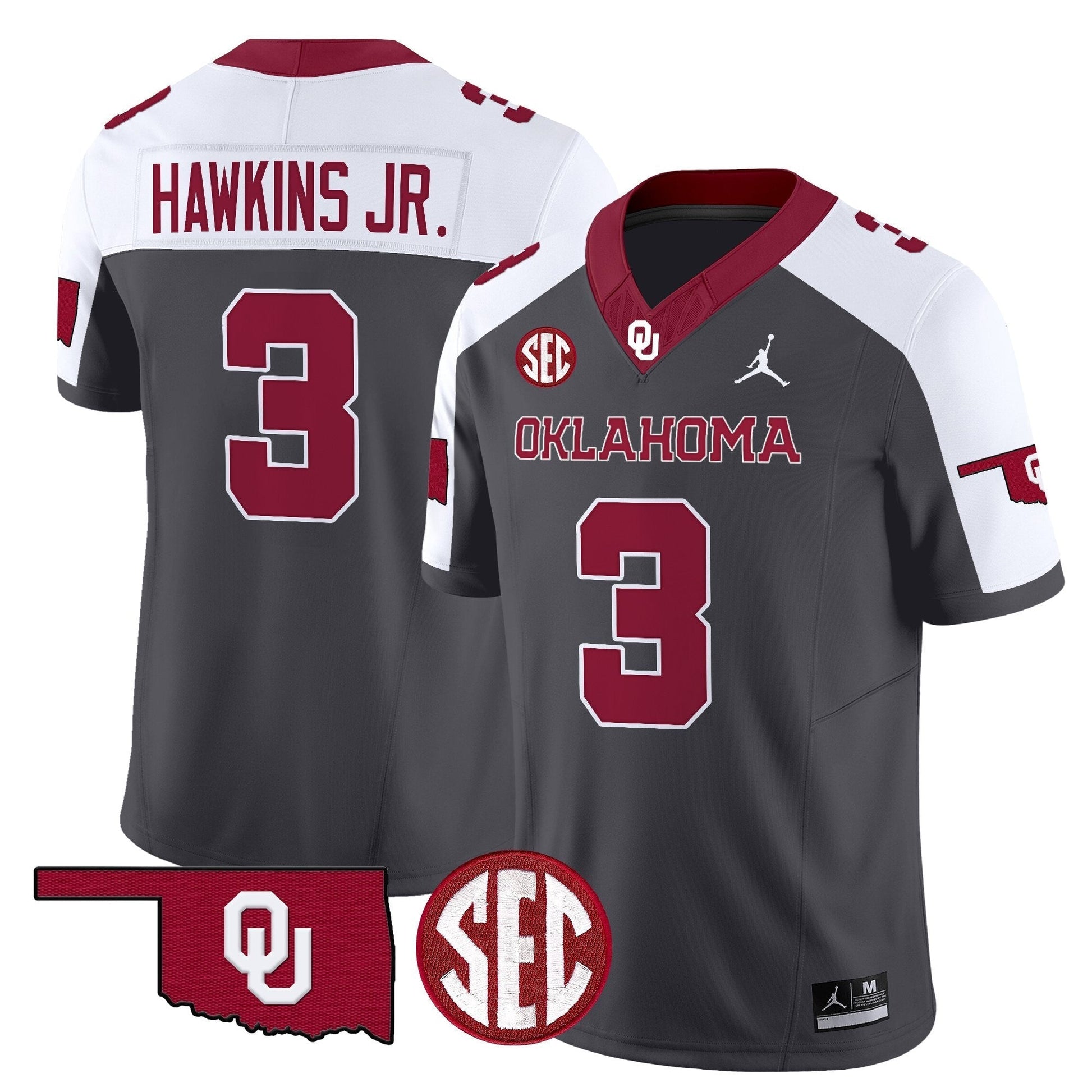 Men's Oklahoma Sooners 2025 Vapor Limited Jersey - All Stitched