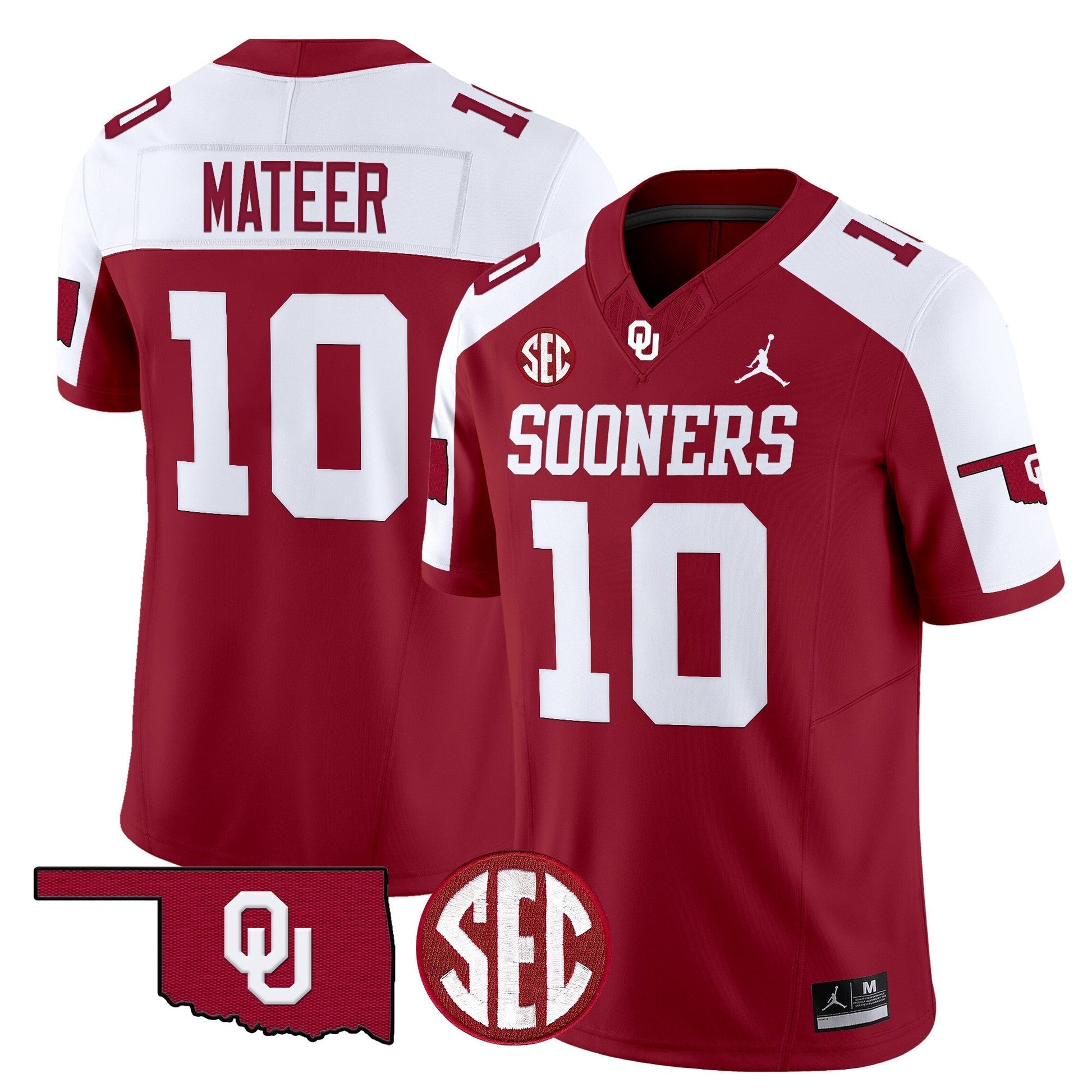 Men's Oklahoma Sooners 2025 Vapor Limited Jersey - All Stitched