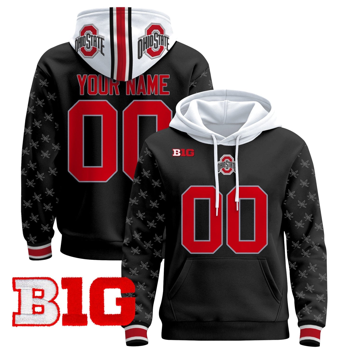 Ohio State Buckeyes 2025 Premium Custom Pullover Hoodie