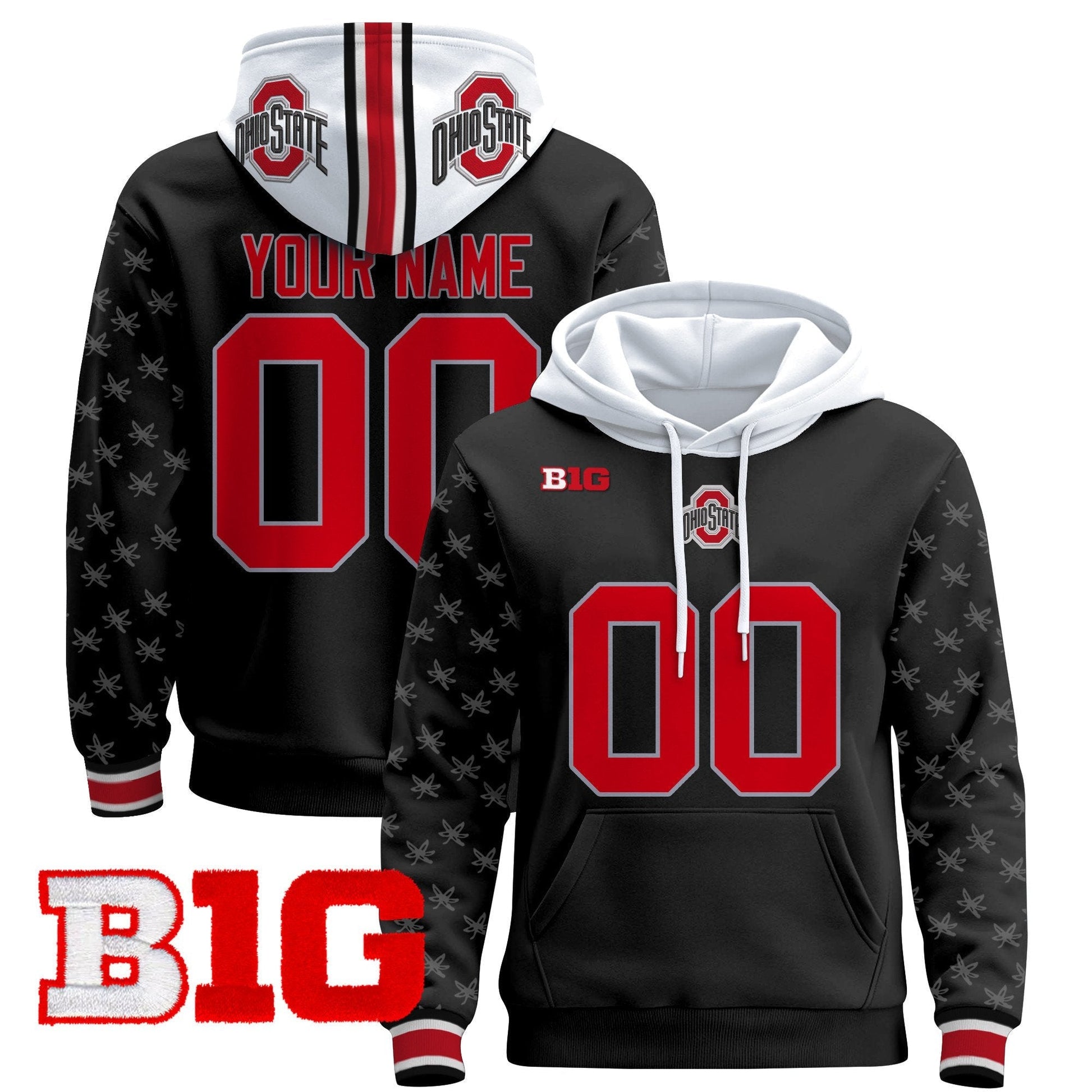 Ohio State Buckeyes 2025 Premium Custom Pullover Hoodie