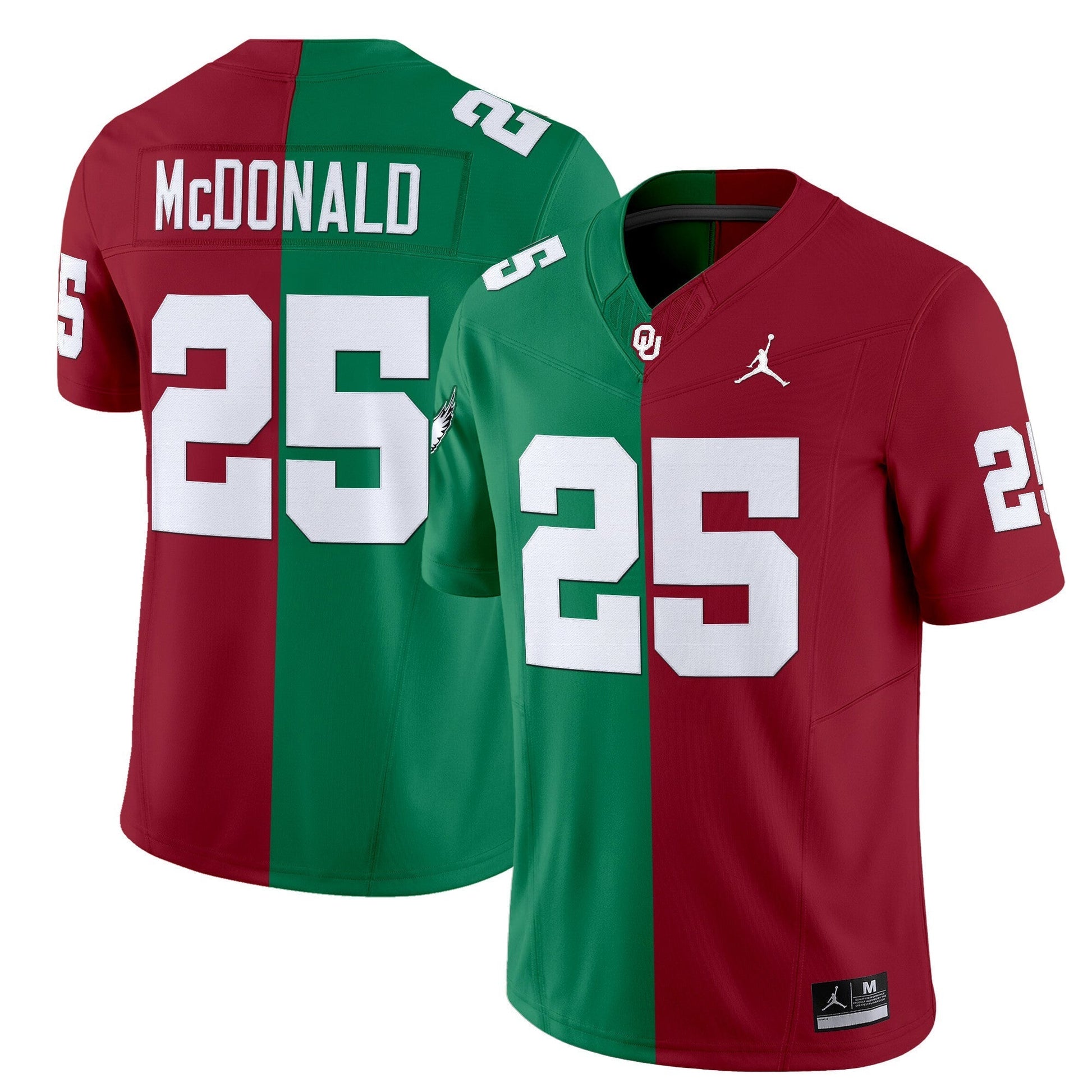 Oklahoma Sooners Split Vapor Limited Jersey - All Stitched