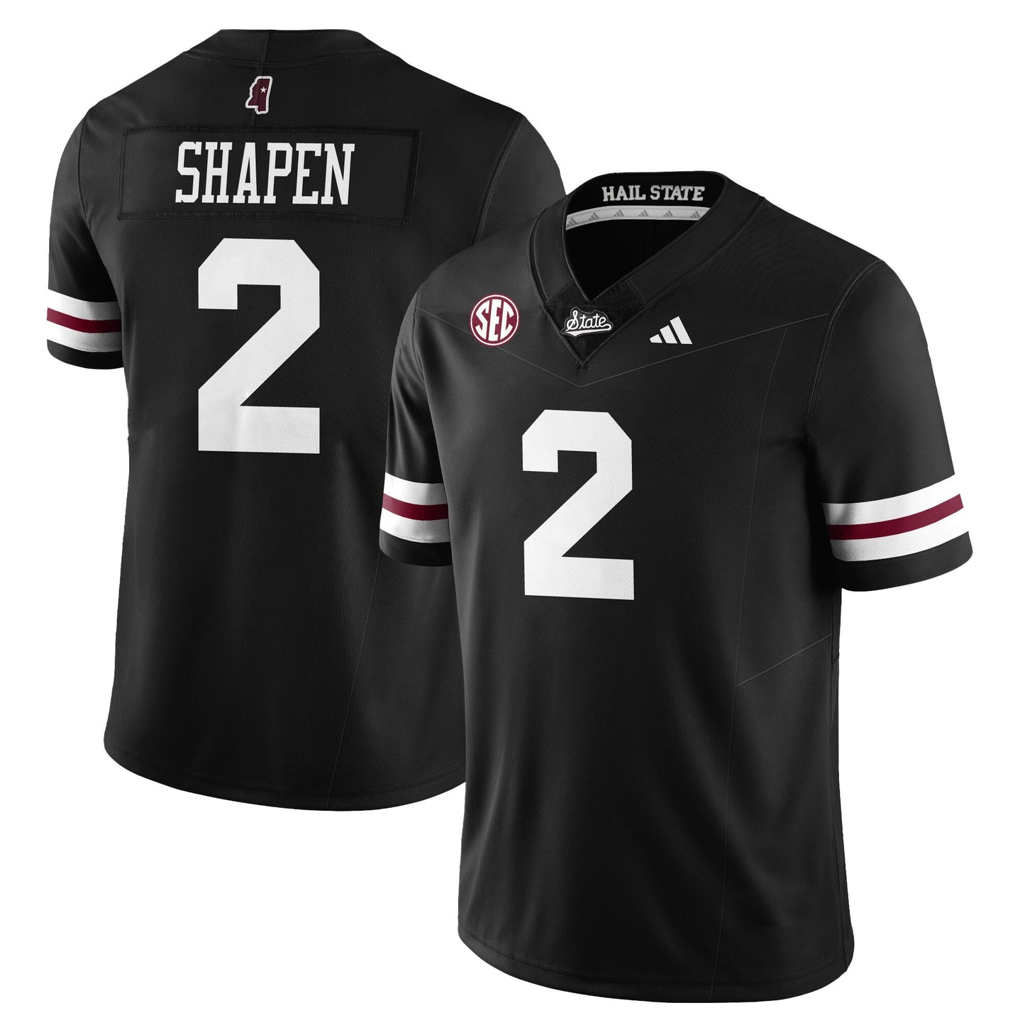 Men's Mississippi State Football "Darkness" Limited Jersey - All Stitched