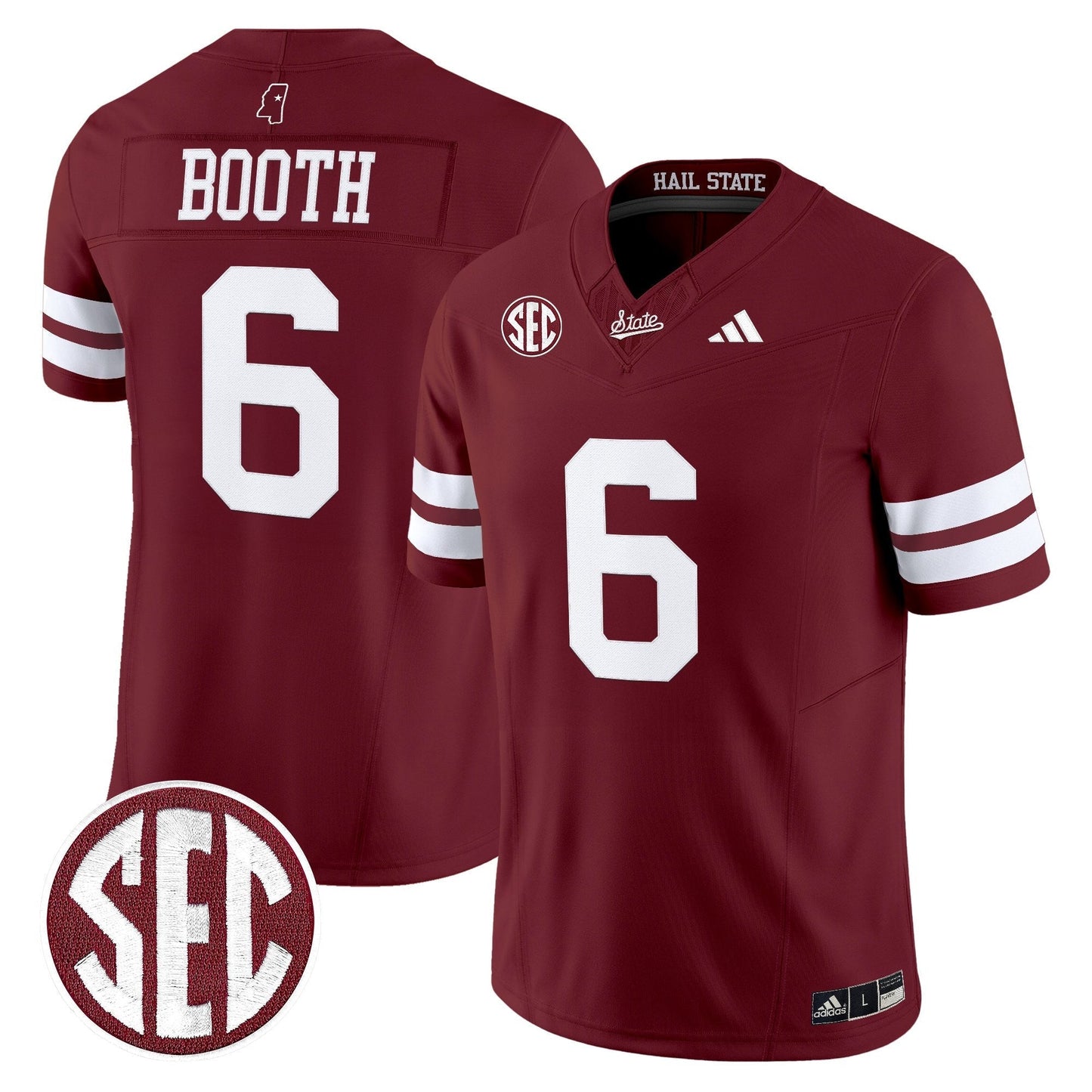 Men's Mississippi State Bulldogs 'Dark Mode' Vapor Limited Jersey - All Stitched