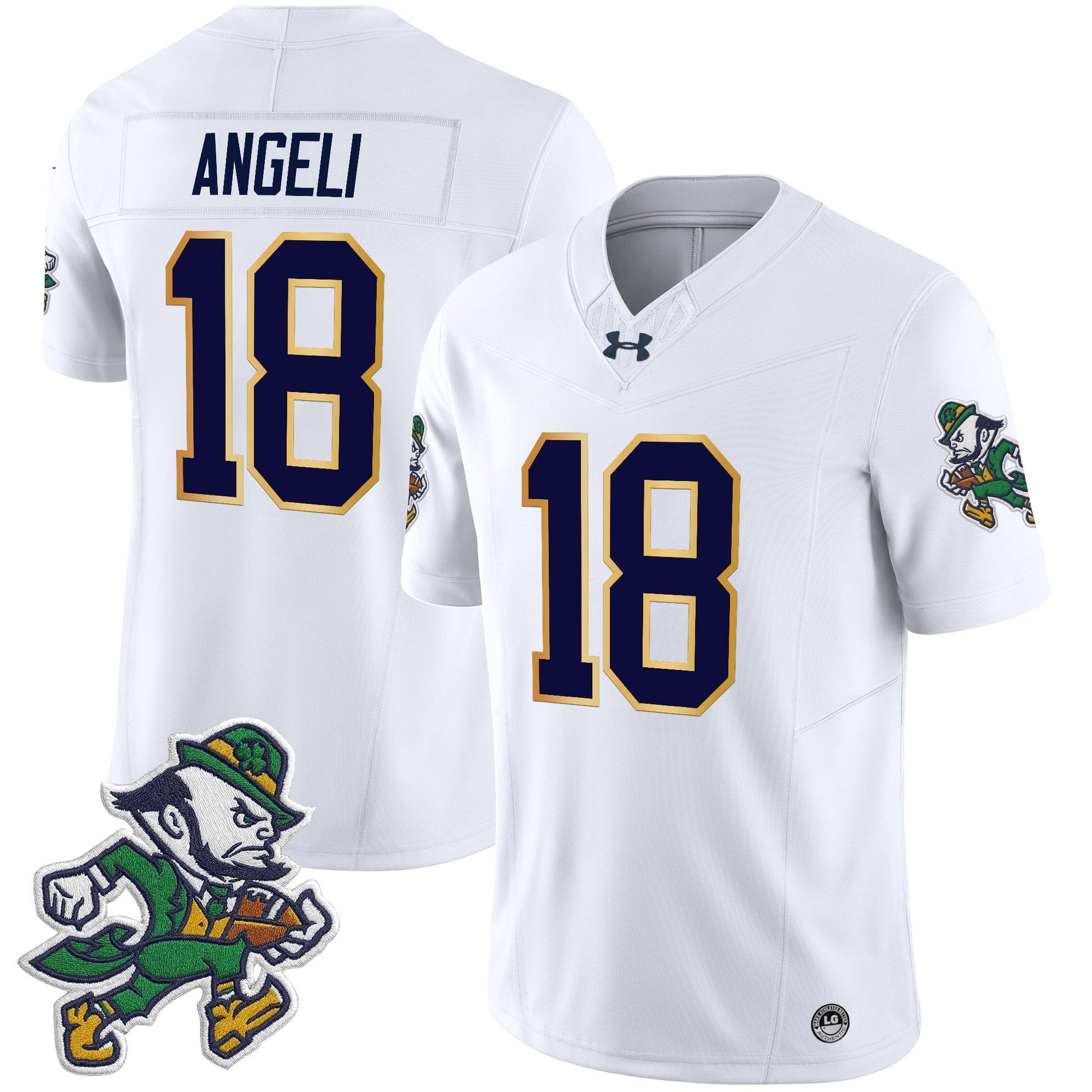 Men's Notre Dame Fighting Irish 2025 'Gridiron Leprechaun Edition' Vapor Limited Jersey – All Stitched