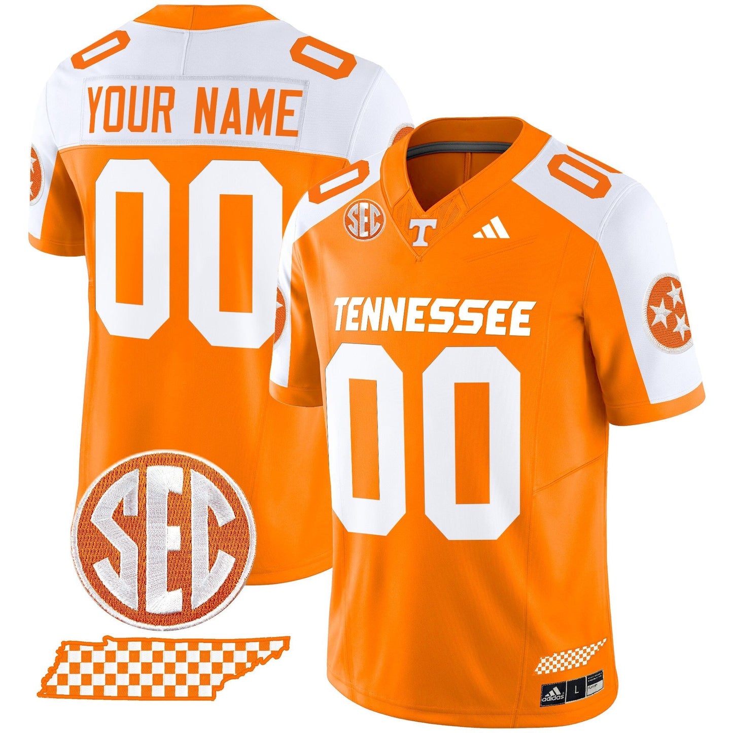 Tennessee Volunteers 2025 Vapor Limited Custom Jersey V2 - All Stitched