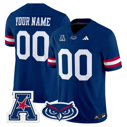 Florida Atlantic Owls 2025 Vapor Limited Custom Jersey - All Stitched