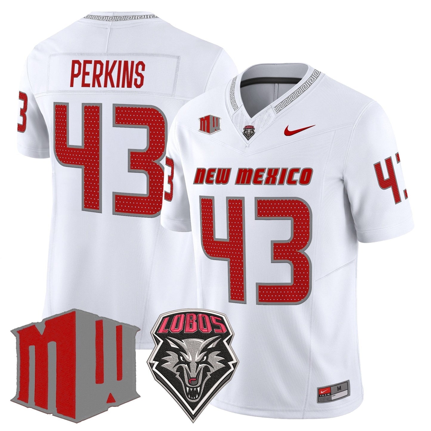 Men's New Mexico Lobos 2025 Vapor Limited Jersey - All Stitched