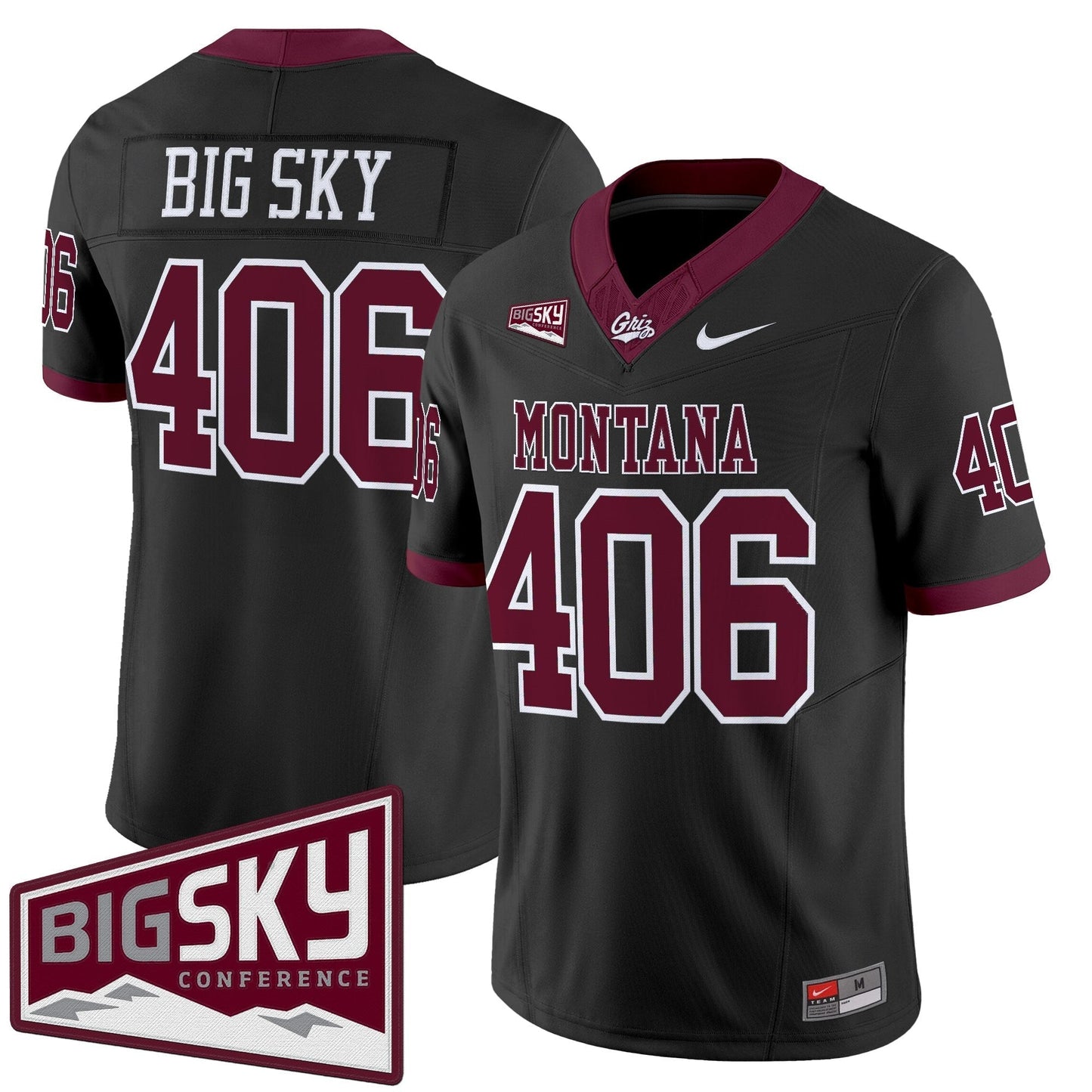 Men's Montana Grizzlies 2025 Vapor Limited Jersey - All Stitched