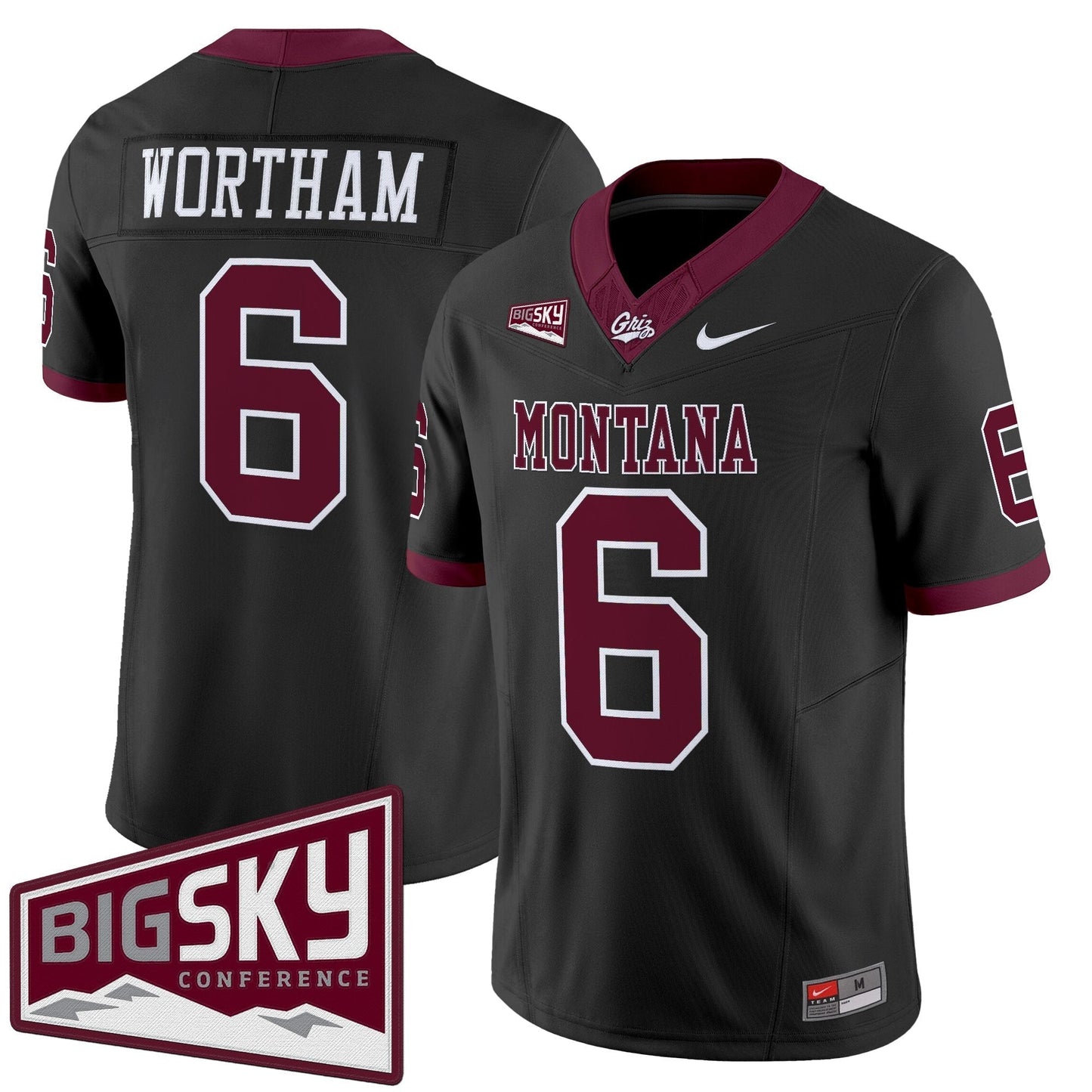 Men's Montana Grizzlies 2025 Vapor Limited Jersey - All Stitched
