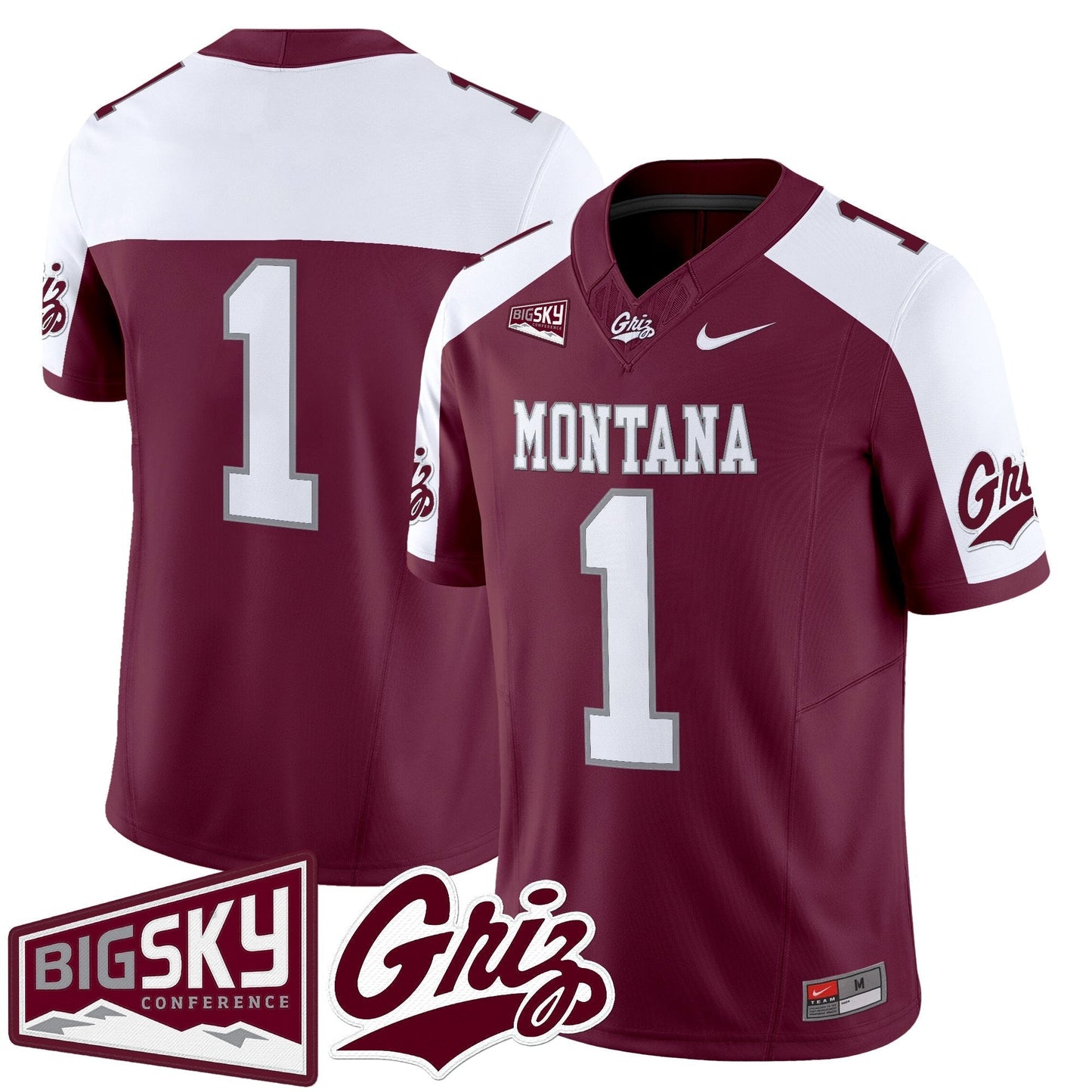 Men's Montana Grizzlies 2025 Vapor Limited Jersey - All Stitched