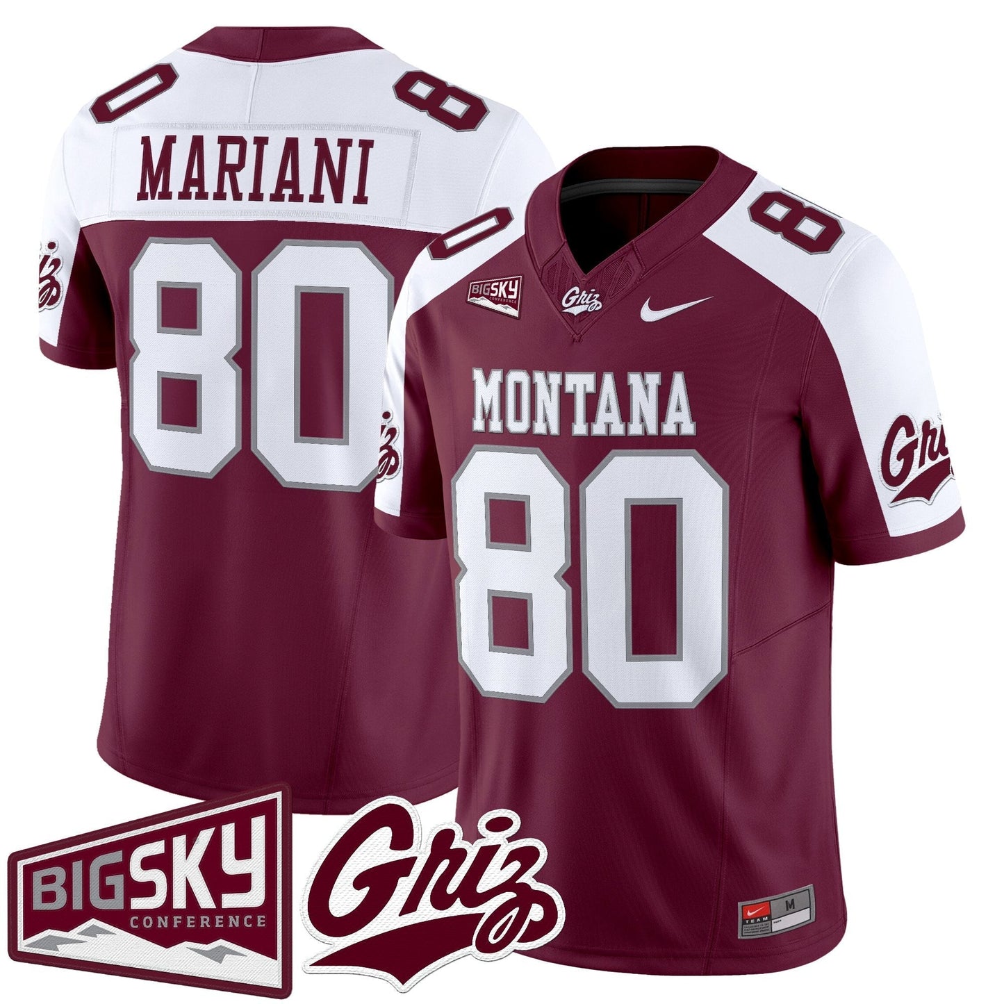 Men's Montana Grizzlies 2025 Vapor Limited Jersey - All Stitched