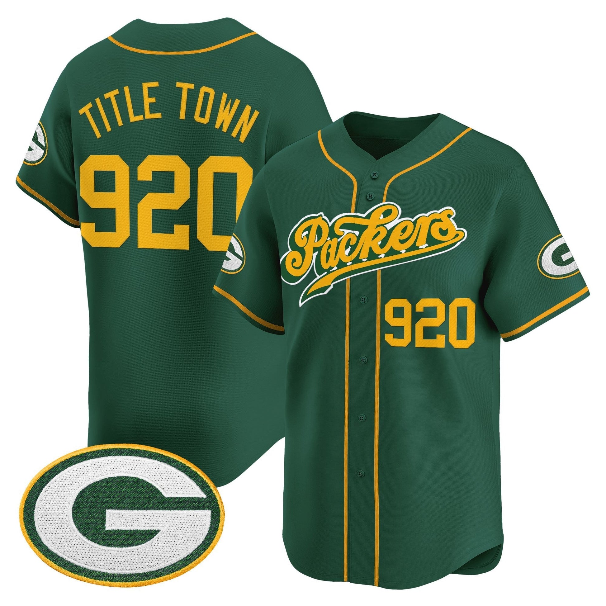 Men's Green Bay Packers 2025 Vapor Baseball Jersey V2 - All Stitched