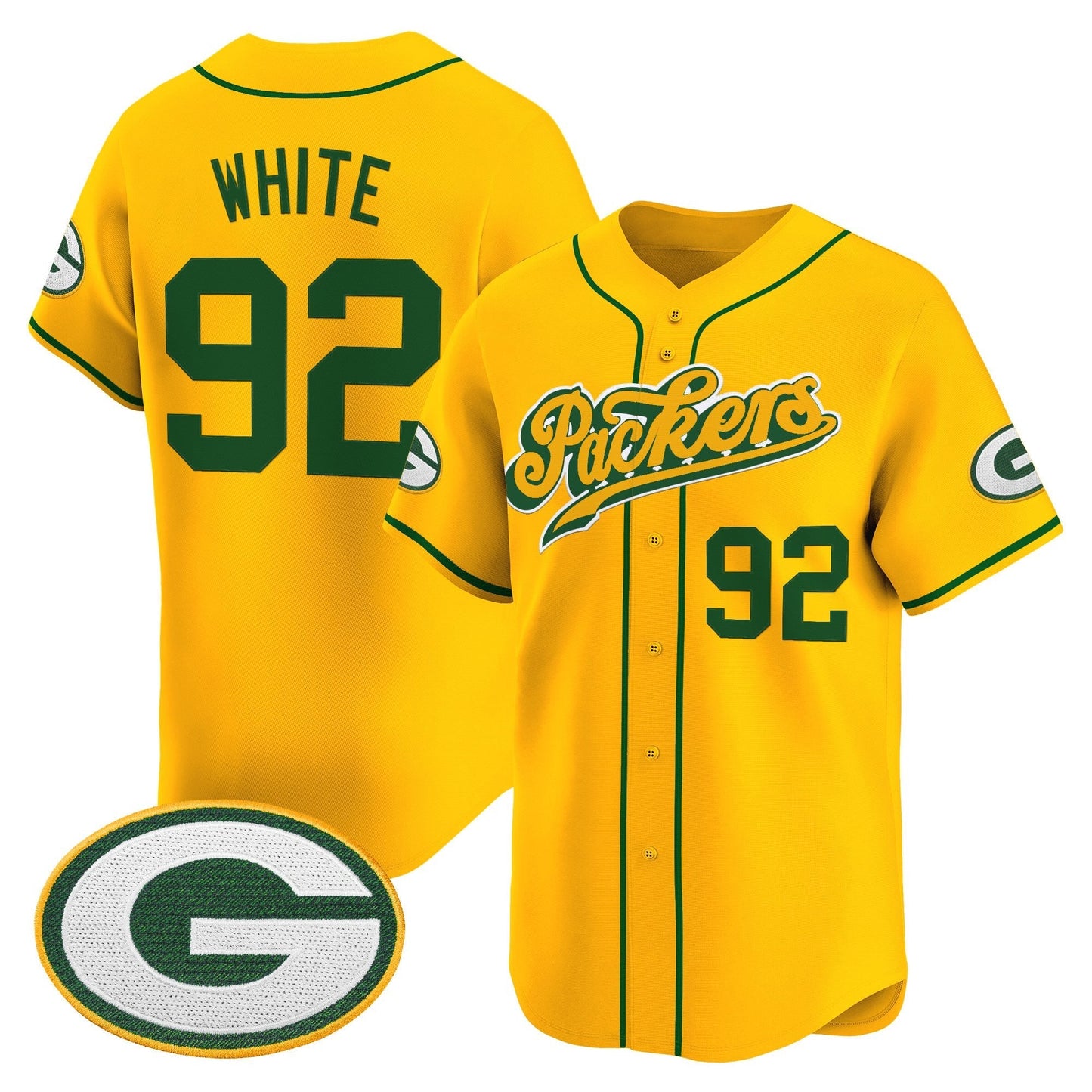 Men's Green Bay Packers 2025 Vapor Baseball Jersey V2 - All Stitched