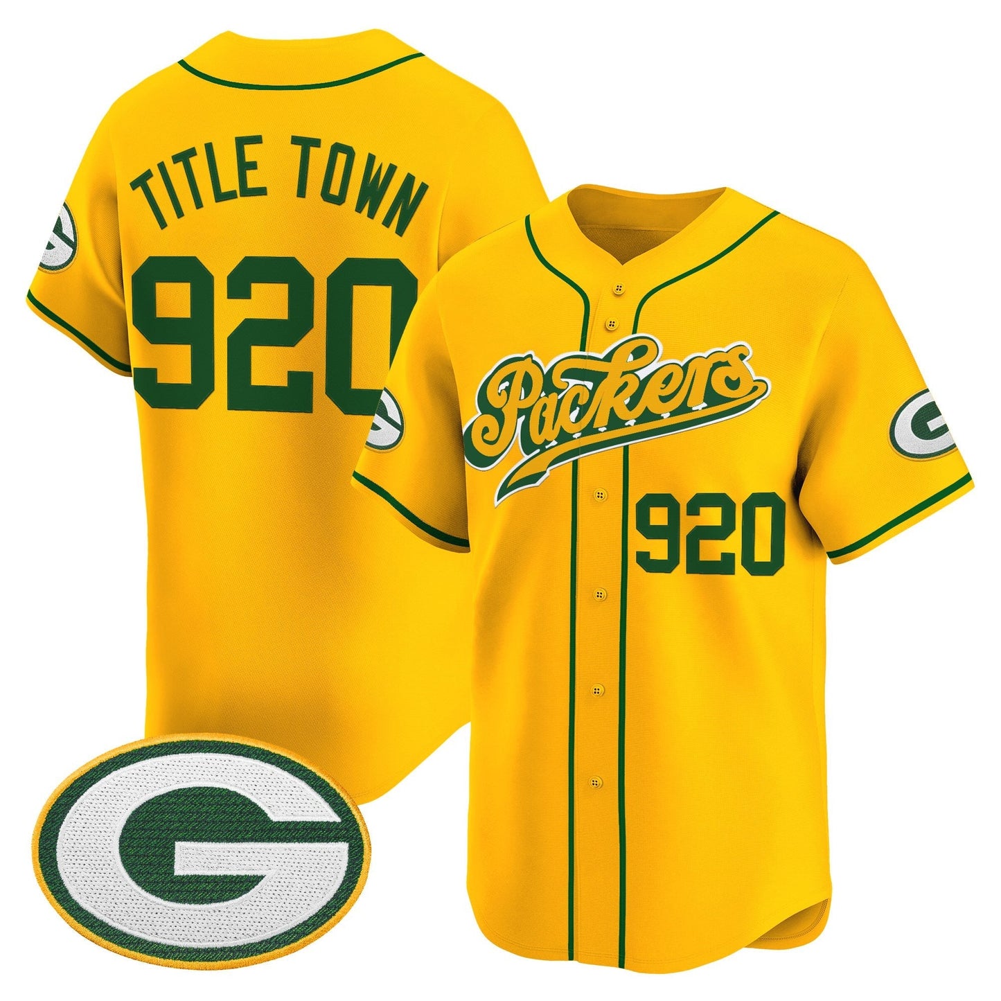 Men's Green Bay Packers 2025 Vapor Baseball Jersey V2 - All Stitched