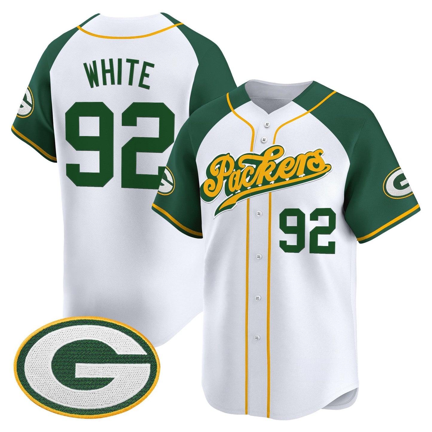 Men's Green Bay Packers 2025 Vapor Baseball Jersey V2 - All Stitched