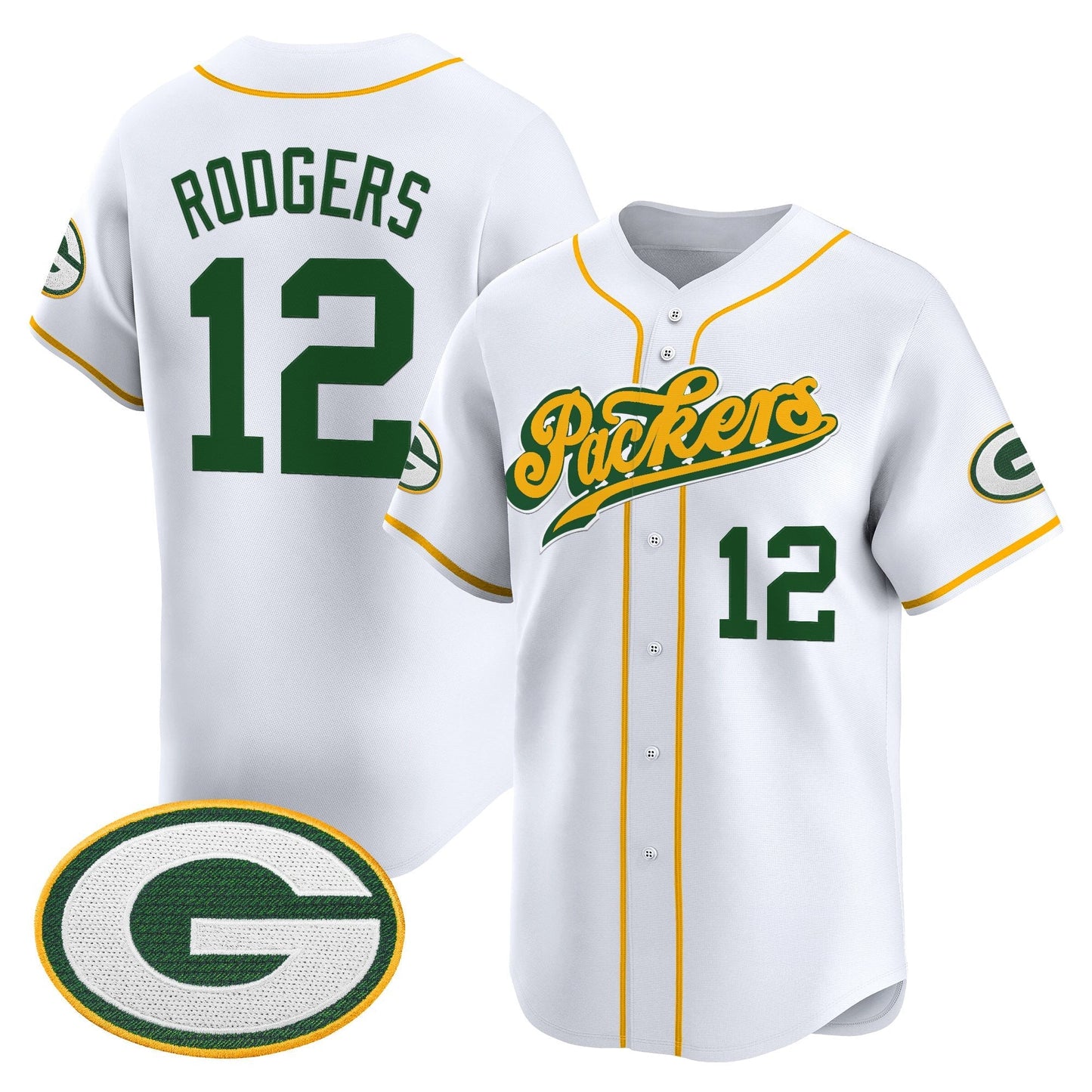 Men's Green Bay Packers 2025 Vapor Baseball Jersey V2 - All Stitched