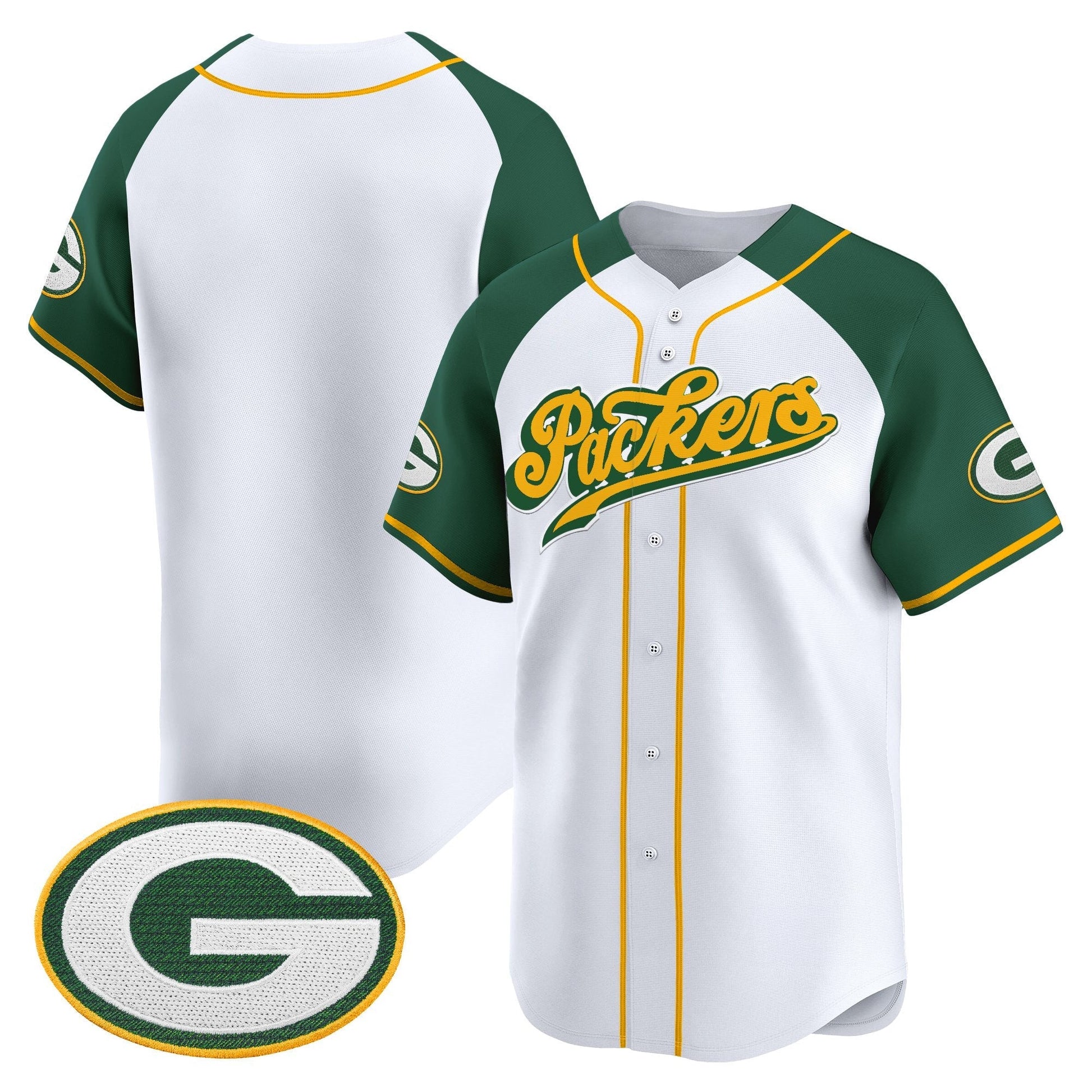 Men's Green Bay Packers 2025 Vapor Baseball Jersey V2 - All Stitched