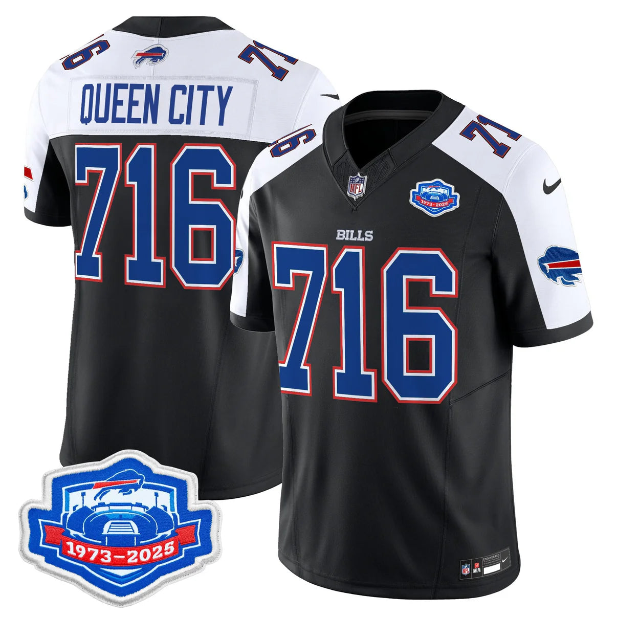 BUF 2025 Farewell Season Patch Vapor Limited Jersey - All Stitched
