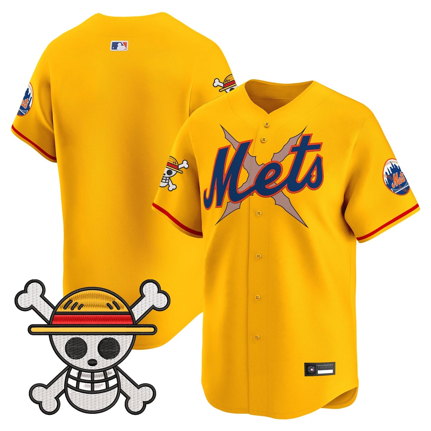 New York Mets x OP Vapor Premier Limited Jersey - Stitched