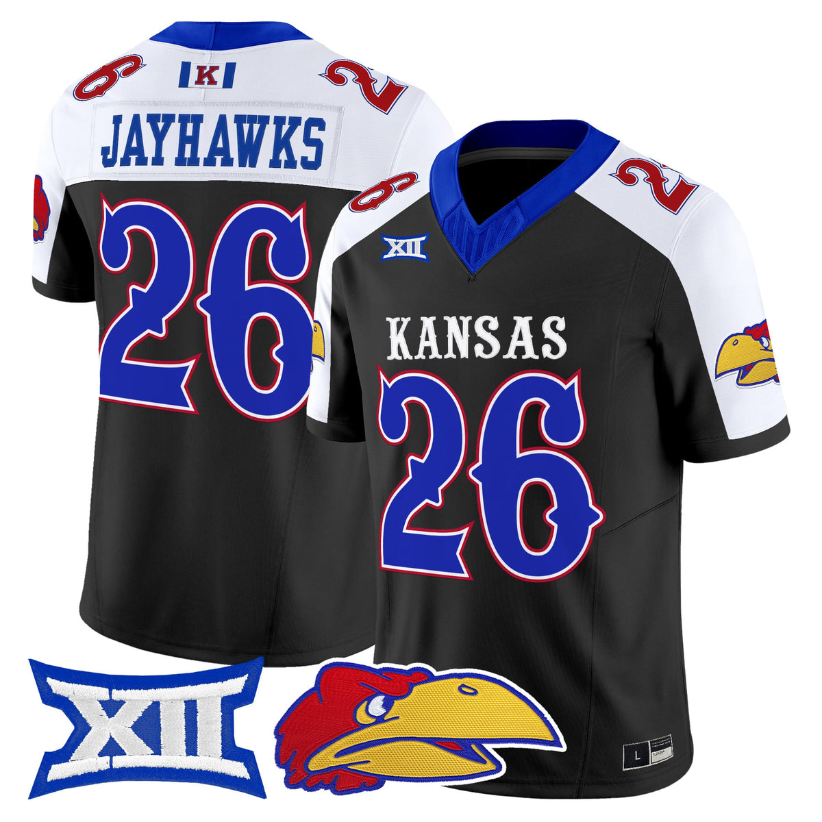 Kansas Jayhawks 2026 Vapor Limited Jersey - Stitched