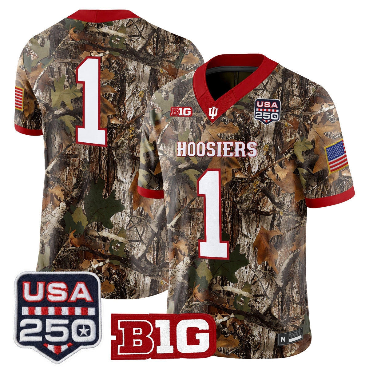 Indiana Hoosiers 2026 Salute to Service Vapor Limited Jersey - Stitched