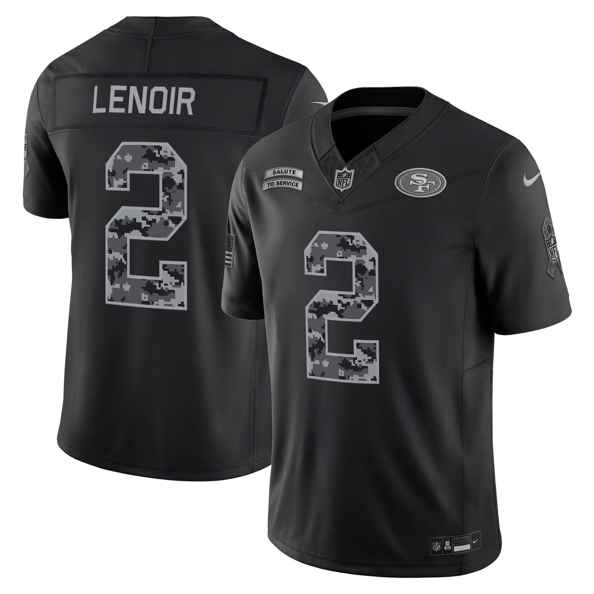 San Francisco 49ers 2026 Salute to Service Vapor Limited Jersey - Stitched