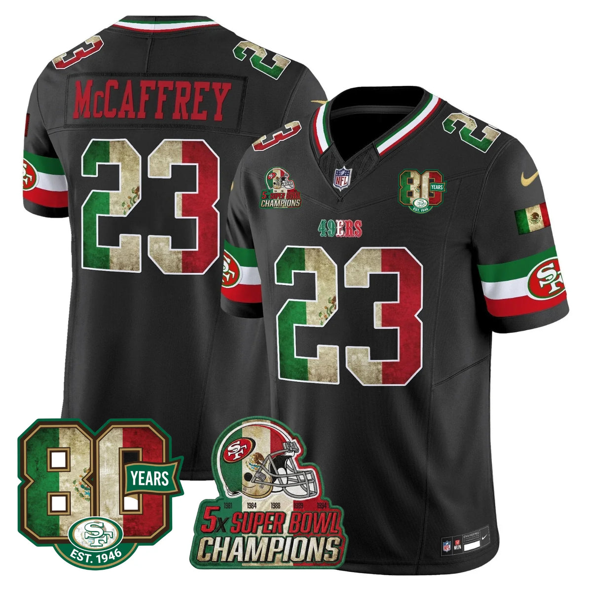 SF Mexico 80th Anniversary & 5X Champs Edition - Stitched (3)