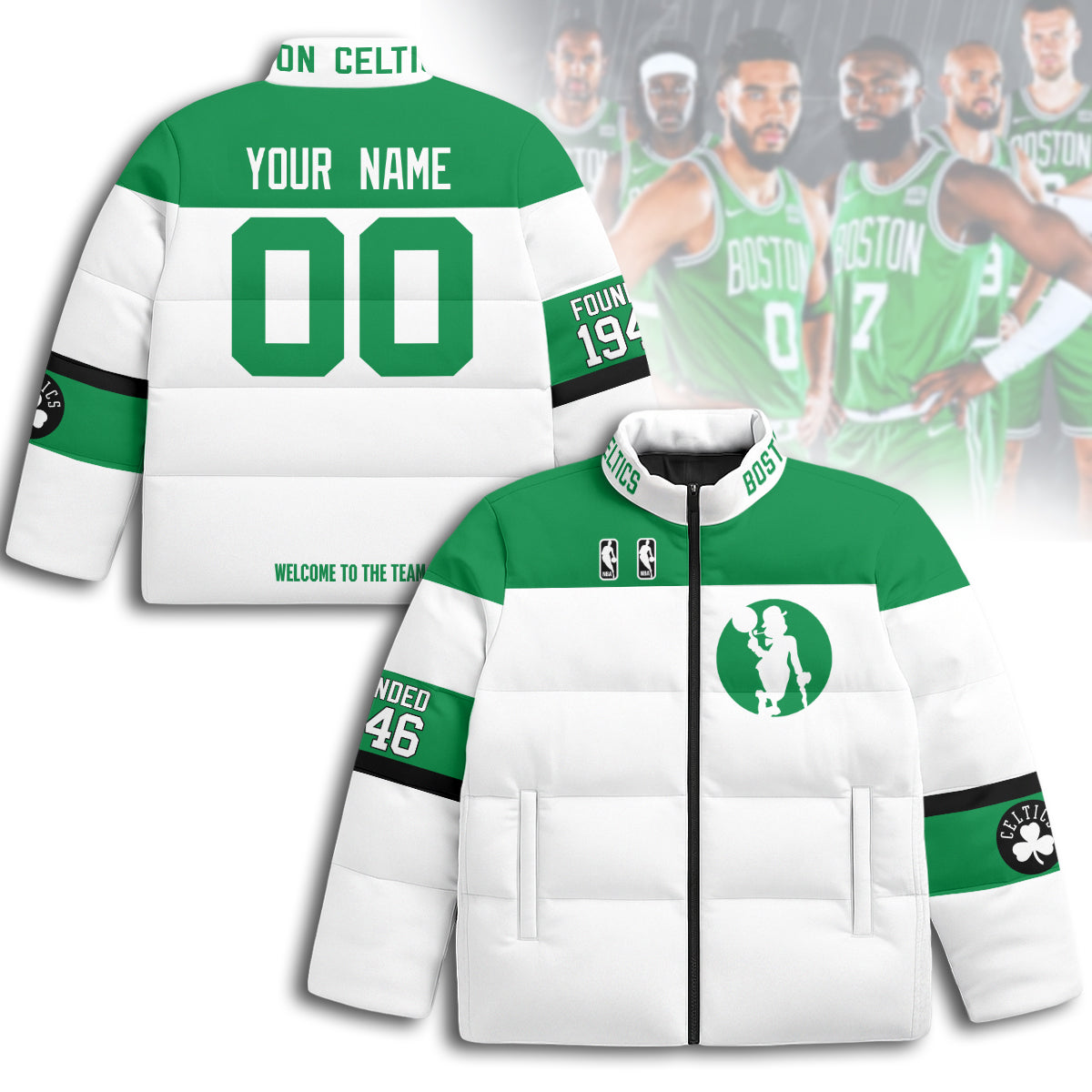 BOS Unisex Custom Puffer Jacket