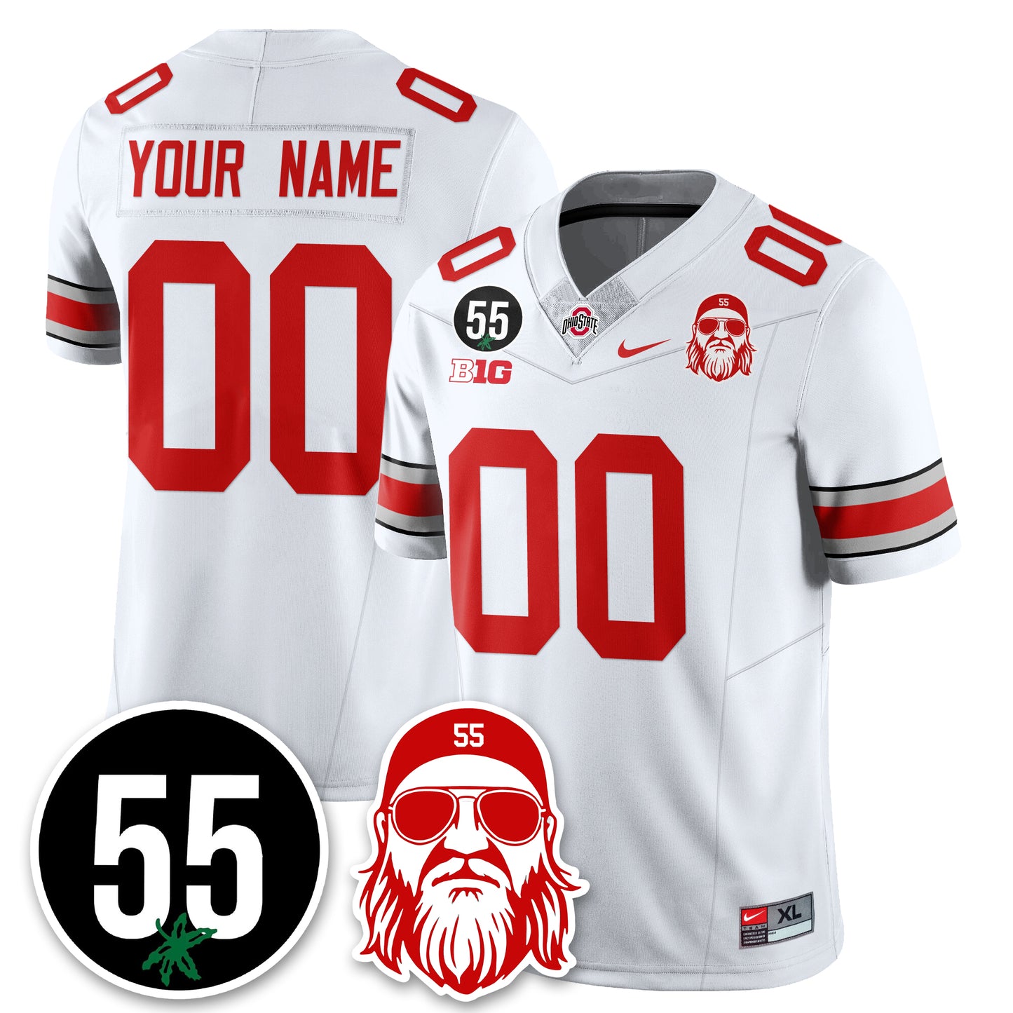 OSU Vapor Limited Jersey - Nick Mangold Patch - All Stitched