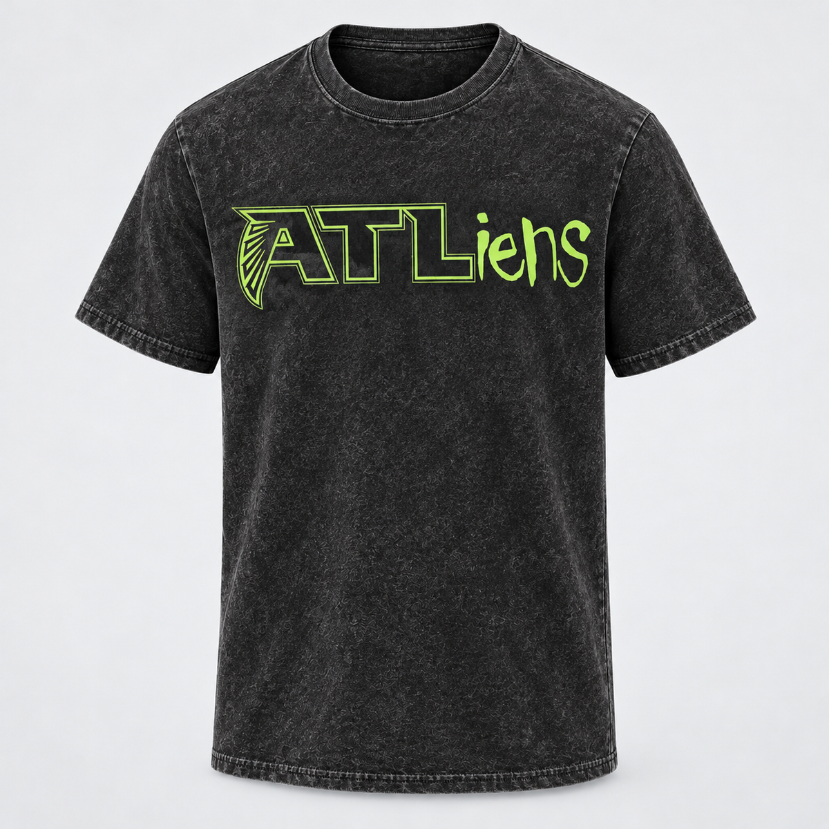 ATL ATLiens Washed T-Shirt - Printed