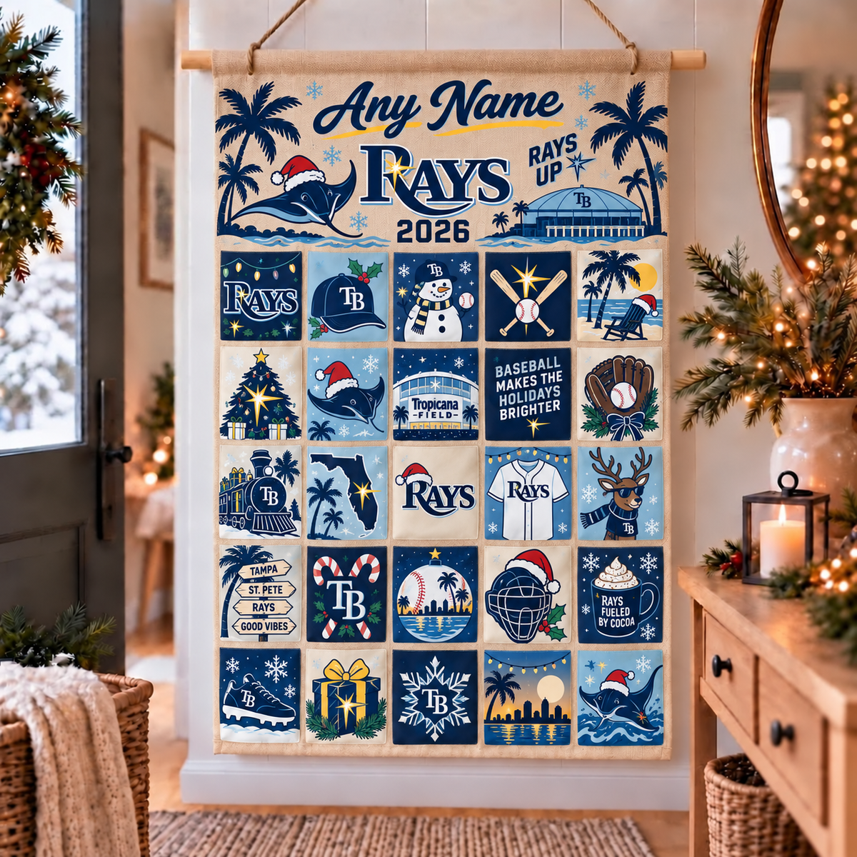 TB Christmas Custom Wall Advent Calendar - Printed V3