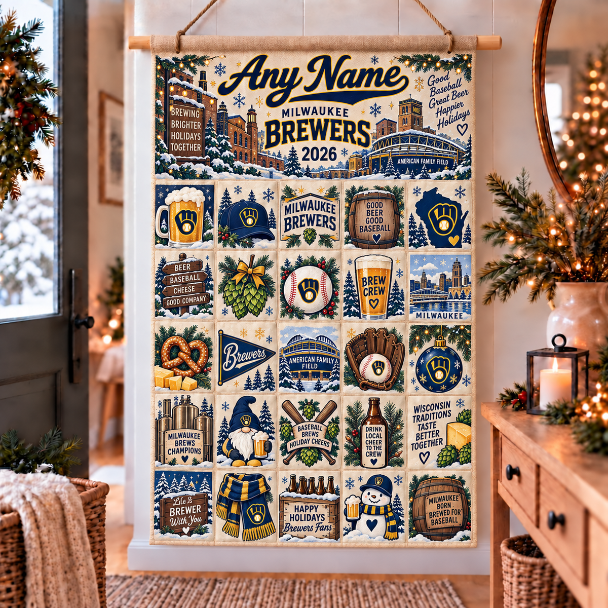 MIL Christmas Custom Wall Advent Calendar - Printed V2
