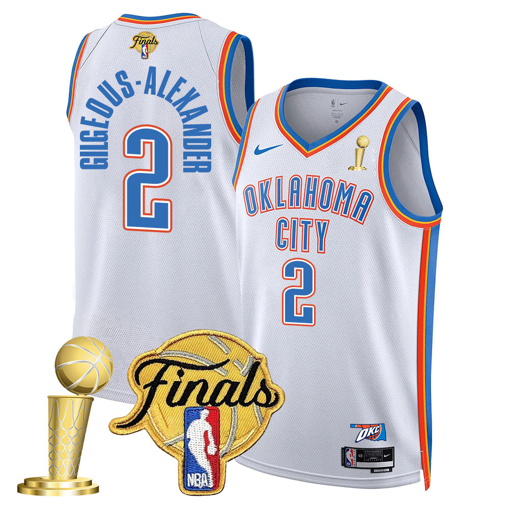 Oklahoma City Thunder 2024-25 Champions Jersey - All Stitched