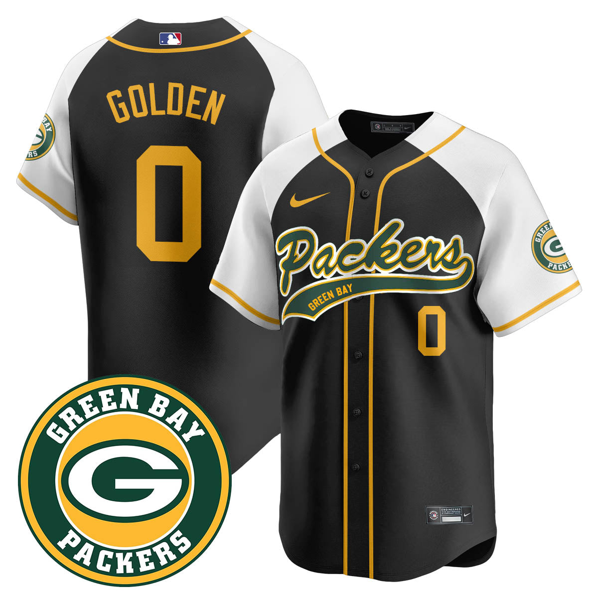 Green Bay Packers Limited Baseball Jersey - All Stitched