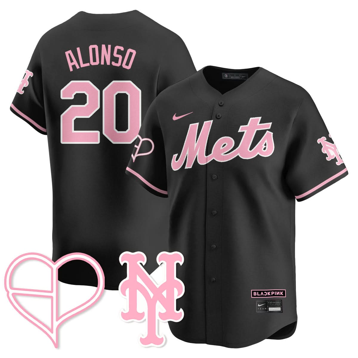 New York Mets BLΛƆKPIИK 2025 Limited Jersey - All Stitched