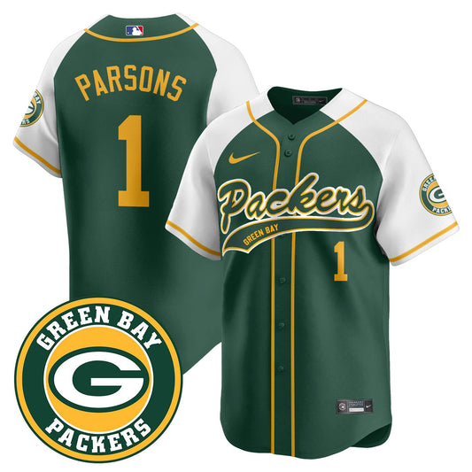 Green Bay Packers Limited Baseball Jersey - All Stitched