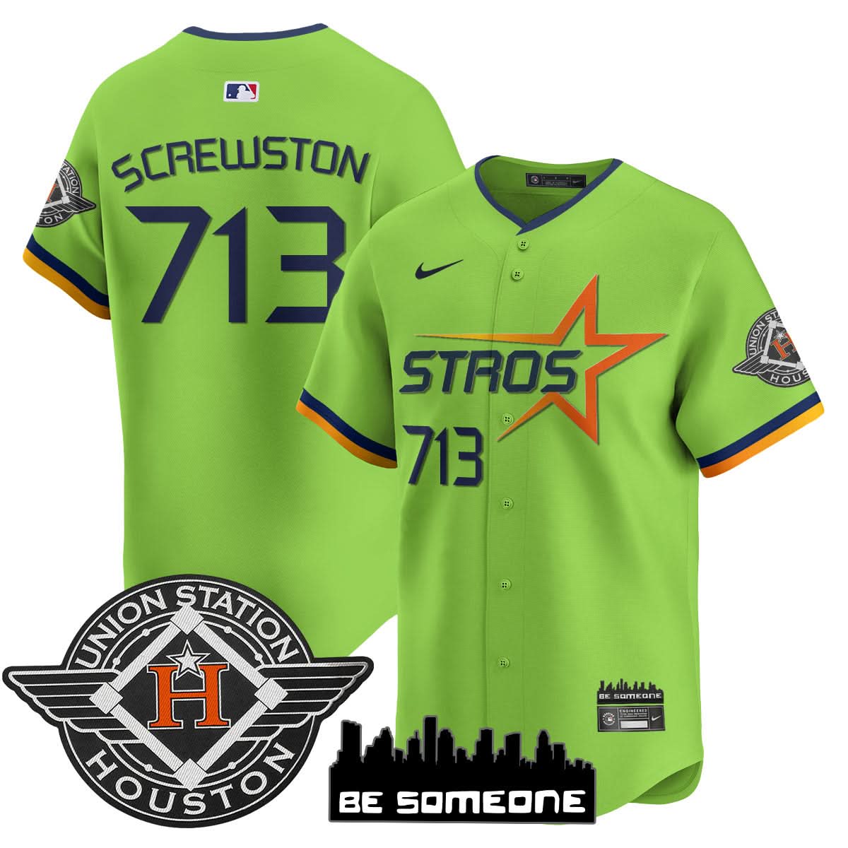 Houston Astros 2025 City Connect Vapor Premier Limited Jersey - All Stitched