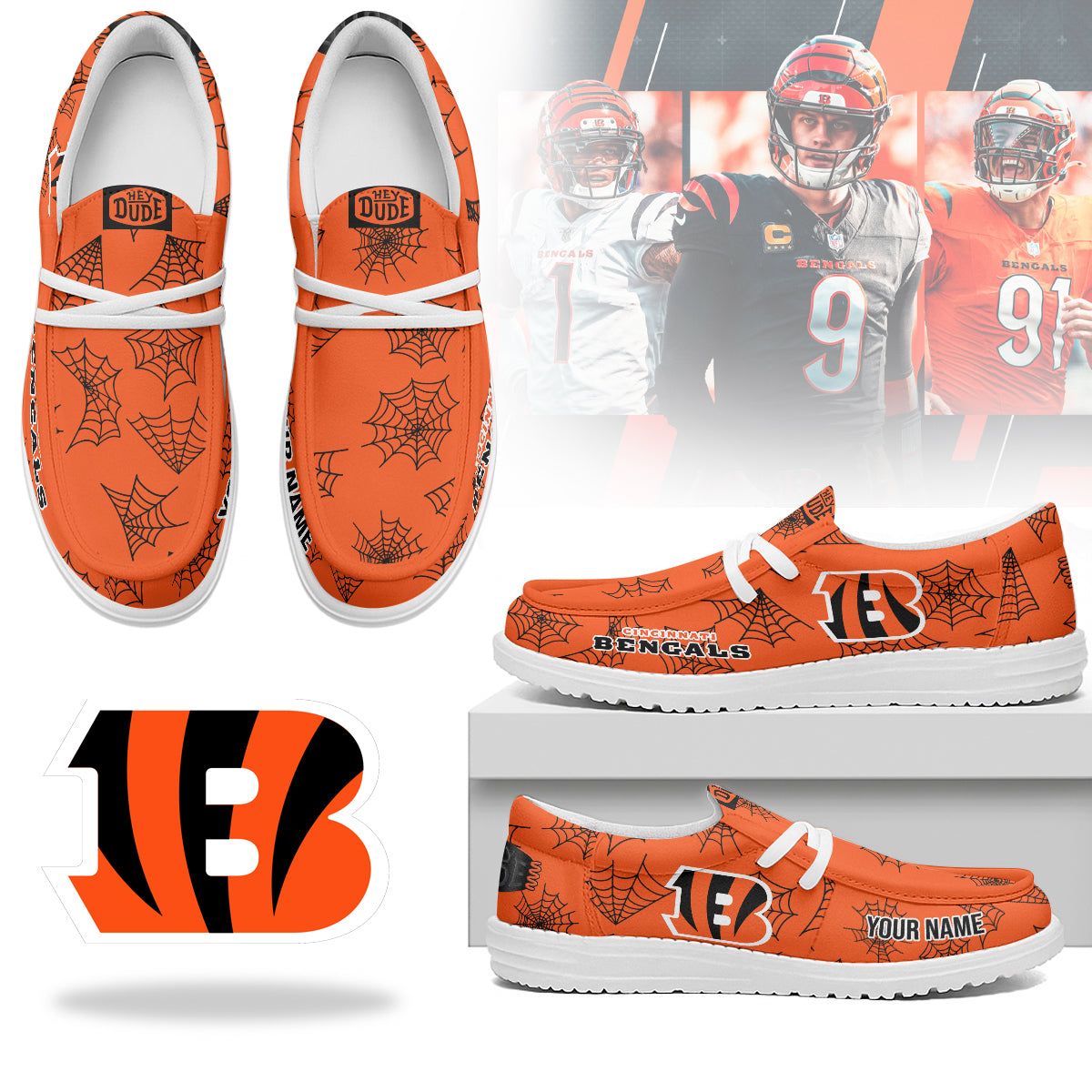 CB Halloween Hey Dude Shoes