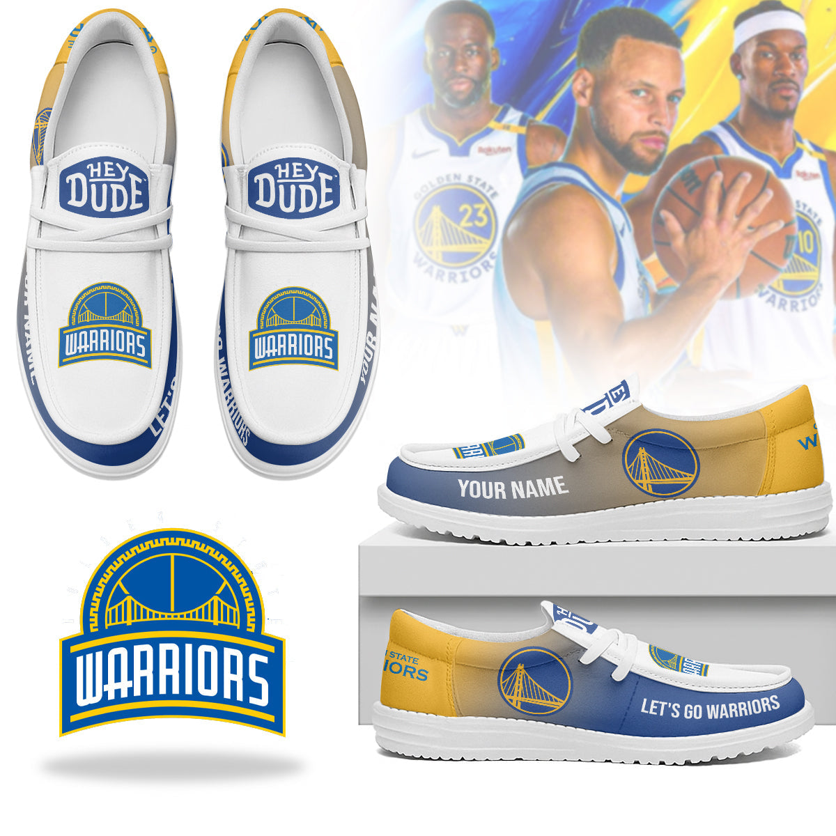 Golden State Warriors | Premium Loafer Shoes