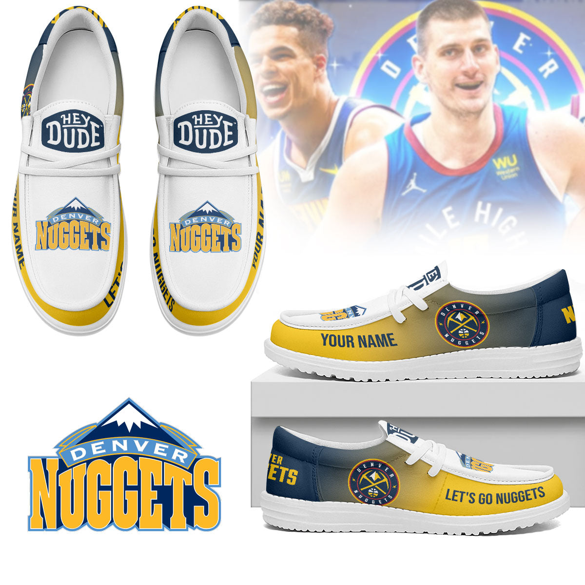 Denver Nuggets | Premium Loafer Shoes