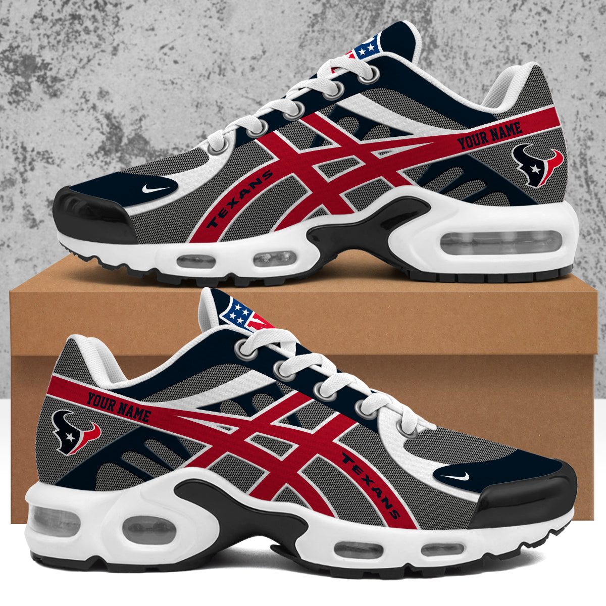 Personalized HOU Air Max Shoes