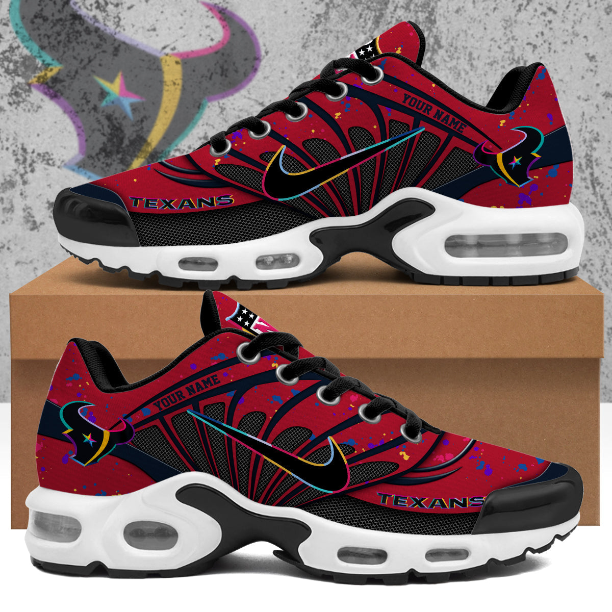 Houston Texans 2025 Crucial Catch Air Max Shoes